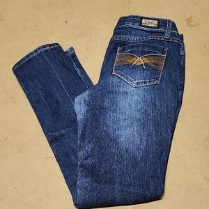 Earl Jeans Dark Blue Straight Leg Women's Jeans